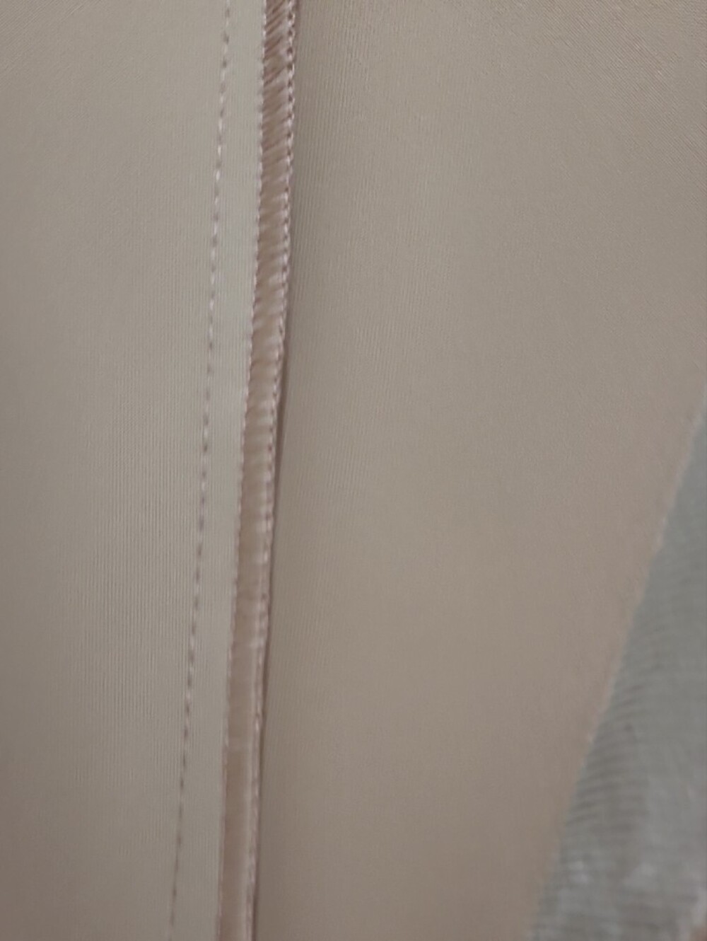 Solitaire Beige Long Blazer with Printed Sash - Picture 4 of 10